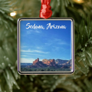 Desert Sedona Arizona Anpassningsbar Julgransprydnad Metall