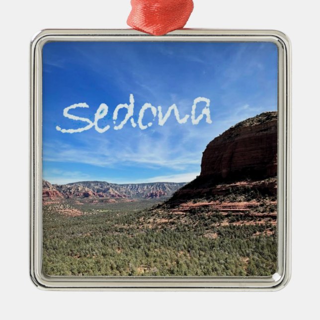 Desert Sedona Arizona Metall Ornament (Framsidan)