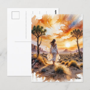 Desert Serenity: Mystical Journey genom Sand Vykort