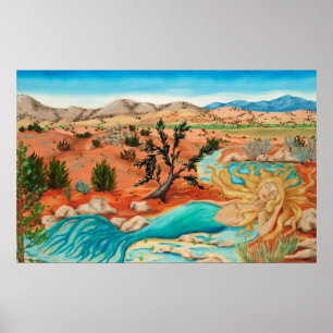 Desert-Sjöjungfru Poster