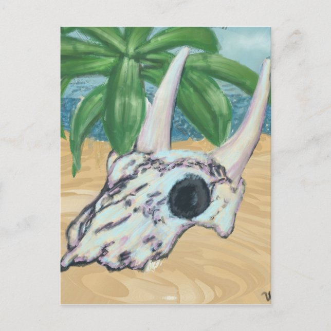 Desert Skull Vykort (Framsida)