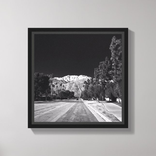 Desert Snö-Rancho Mirage, CA av Tom Masters Canvastryck (Framsida)