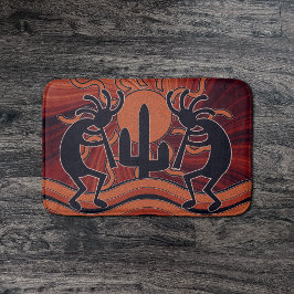 Desert Sol Cactus Southwest Design Kokopelli Badrumsmatta