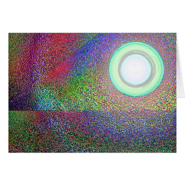 Desert Sol Hälsningskort (Framsidan Horizontal)