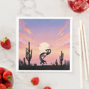 Desert Southwest Kokopelli Pappersservett