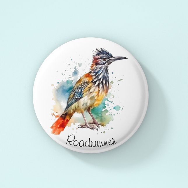 Desert Spirit, Roadrunner i Watercolor, anpassning Flasköppnare (Skapare uppladdad)