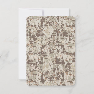Desert Stil Digital Camouflage Beige Decor