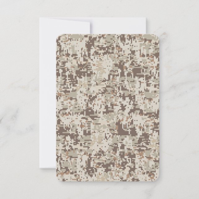 Desert Stil Digital Camouflage Beige Decor (Framsida)