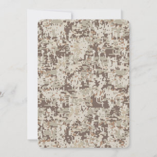 Desert Stil Digital Camouflage Beige Decor