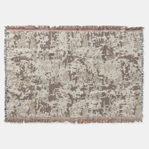 Desert Stil Digital pixel beige Camouflage Filt
