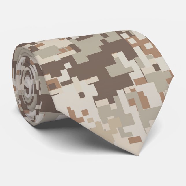Desert Stil Digital pixel beige Camouflage Slips (Rullad)