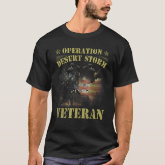 Desert Storm Veteran Operation Desert Storm US Fla T Shirt