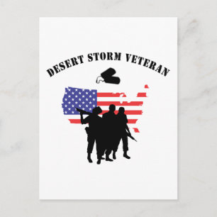 Desert Storm Veteran Vykort