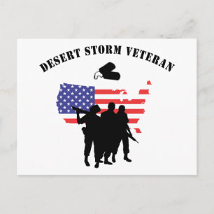 Desert Storm Veteran Vykort