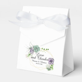 Desert Succulent Bröllop Presentaskar