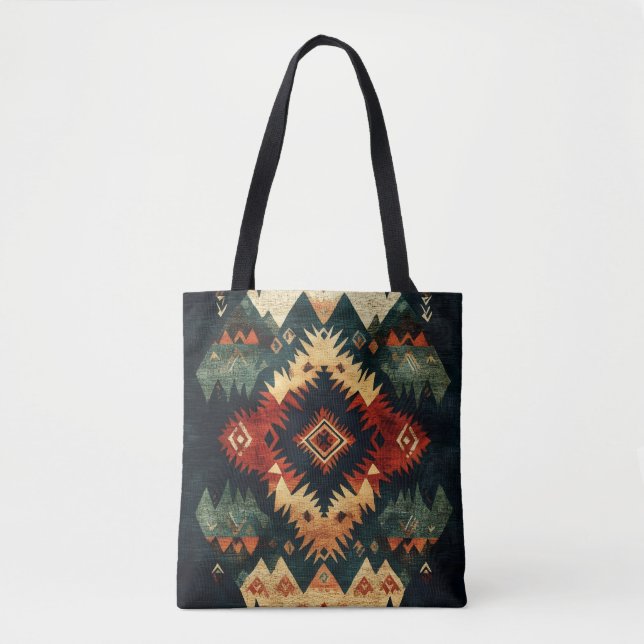 Desert Sunburst Tote Tygkasse (Framsida)