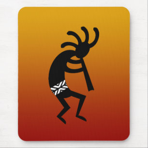 Desert Sunet Kokopelli Southwest Orange Musmatta