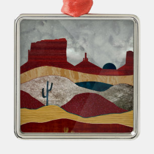 Desert Sunrise Julgransprydnad Metall