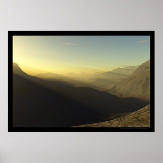 Desert Sunrise Poster