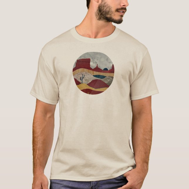 Desert Sunrise T Shirt (Framsida)