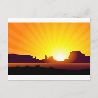 Desert Sunrise Vykort