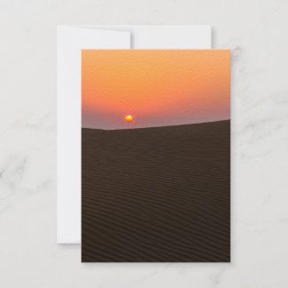 Desert sunset i Dubai