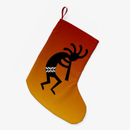 Desert Sunset Kokopelli Southwest jul Julafton Liten Julstrumpa