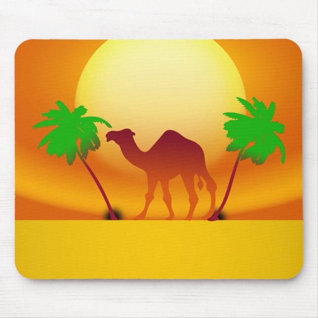 Desert Sunset Mousepad Musmatta (Framsidan)