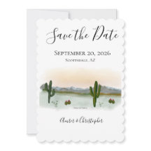Desert Sunset Save Date