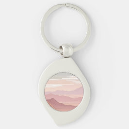 Desert Swirl Silverfärgad Nyckelring
