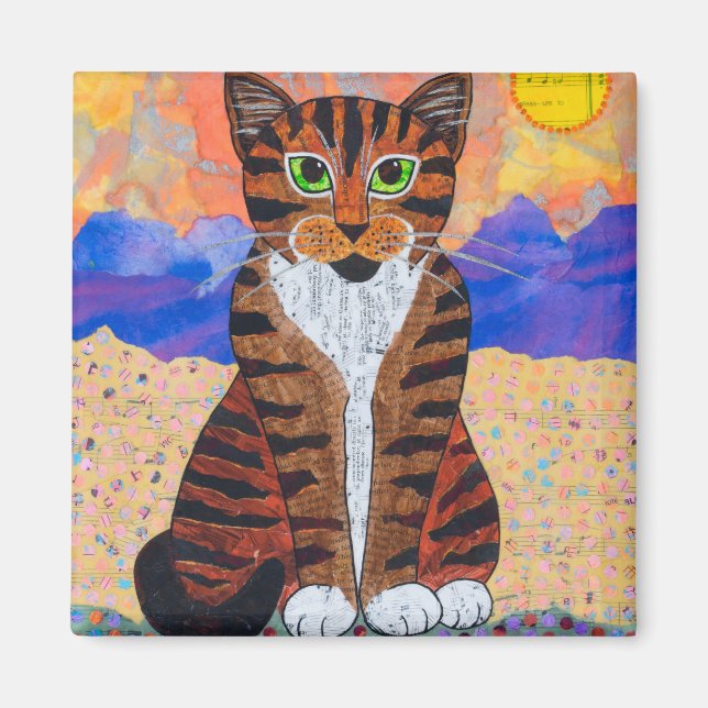 Desert Tabby Magnet (Framsidan)