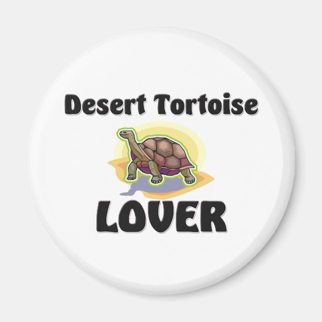 Desert Tortoise Älskare Magnet (Framsidan)