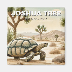 Desert Tortoise i nationalparken Joshua Träd Magnet