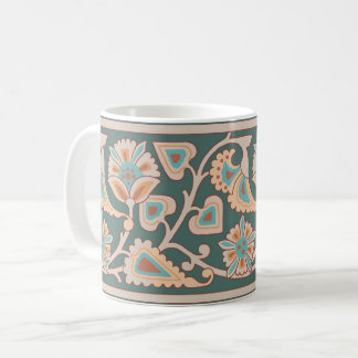 Desert Twilight Art nouveau Blommigt Coffee Mugg