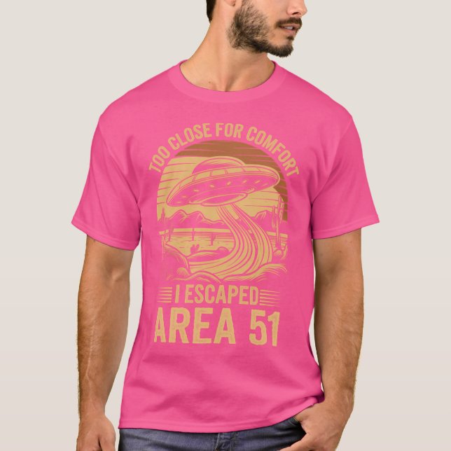 Desert Ufo-Vintage T Shirt (Framsida)