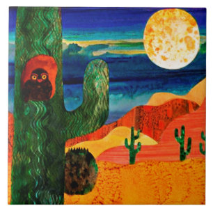 Desert Uggla Kakelplatta