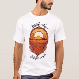 Desert Vibes 3D Sunset T-Shirt