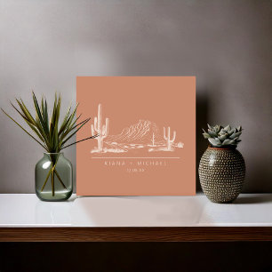 Desert Vibes Bröllop Landcape Terra Cotta ID1019 Kakelplatta