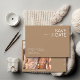 Desert Vibes Bröllop Photo Template Horiz ID1019 Spara Datumet