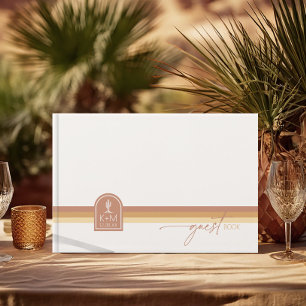 Desert Vibes Bröllop Rand Terra Cotta ID1019 Gästböcker