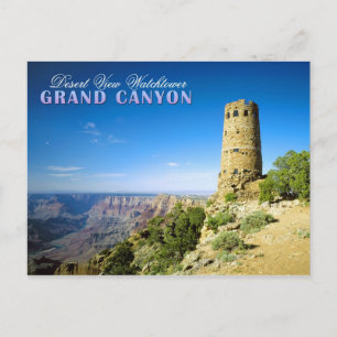 Desert View WatchTow, Grand Canyon, AZ Vykort