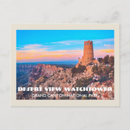 Desert View Watchtower Grand Canyon National Park Vykort