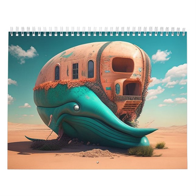 Desert whale house kalender (Omslag)