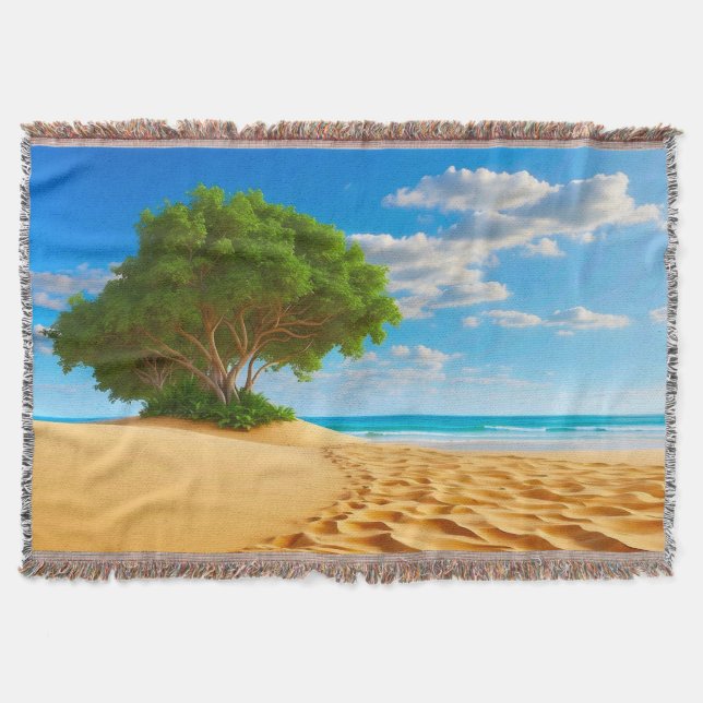 Deserted Tropical Island Sandy Beach  Filt (Framsidan)
