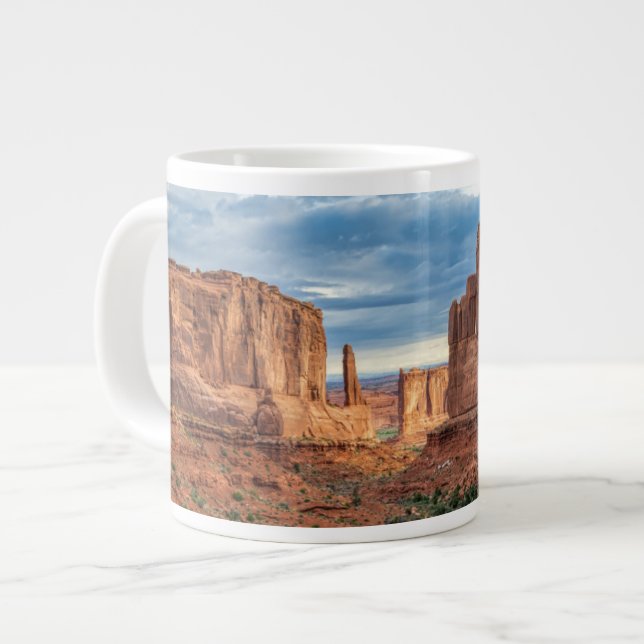 Deserts | Arches National Park, Utah Jumbo Mugg (Framsida vänster)