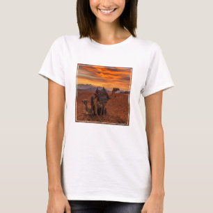 Deserts Bactrian Camel Egypten Sand Dune T Shirt