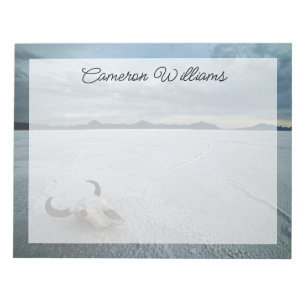 Deserts Bonneville Salt Flats Utah Anteckningsblock