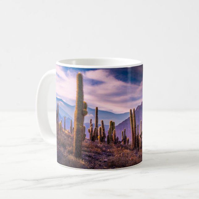 Deserts | Cactus liggande Argentina Kaffemugg (Framsida vänster)