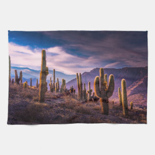 Deserts   Cactus liggande Argentina Kökshandduk