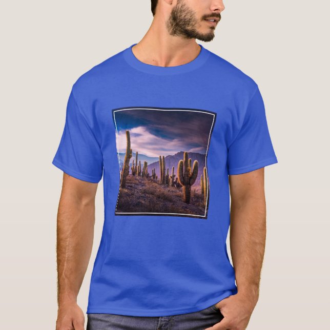 Deserts | Cactus liggande Argentina T Shirt (Framsida)
